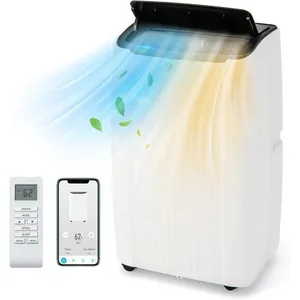 GOPLUS Climatiseur Mobile 14000BTU - Fonction Chauffage/Nuit/Auto - Mi... pas cher