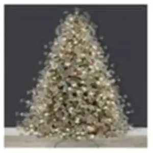 Sapin de Noël Artificiel LED 180 cm COSTWAY-Connecteur d'Alimentation-350 Lumières à 9 Modes d'éclairage,Fonction Mémoire-Minuterie pas cher