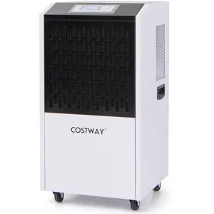 Comparateur de prix : Déshumidificateur d'Air COSTWAY-118 L/Jour-Minuterie 24 H-Couverture M...