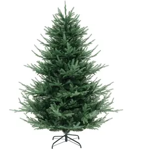 COSTWAY Arbre de Noël Artificiel, lumières LED Blanc Chaud, 4 Fonctions (180 cm) pas cher