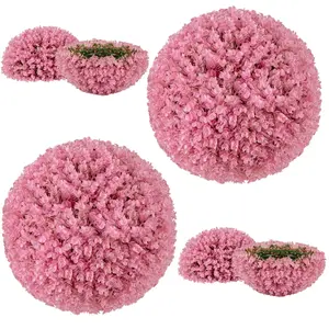 COSTWAY 2 Boules Topiaires Artificielles 44 cm Résistantes aux UV, Pla...Vendu parcostway
