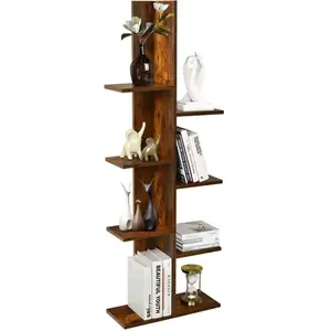 Comparateur de prix : COSTWAY Bibliothèque Forme Arbre à 8 Niveaux, Étagère de Rangement pour Enfants, Présentoir Multifonctionnel pour cd, Albums, Livres, Plantes, pour Salon,