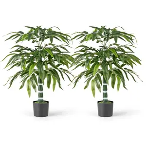 Arbre Artificielle Intérieur - RELAX4LIFE - Lot de 2 - Branches Réglab... pas cher