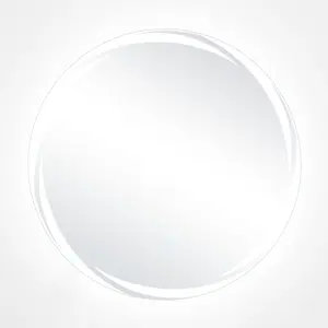 COSTWAY 60 x 60 cm Miroir de Salle de Bain Rond, 3 Couleurs, Fonction ... pas cher