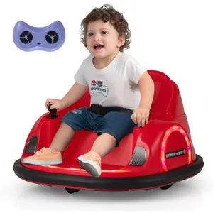 Voiture Electrique Enfant - GOPLUS - Auto-tamponneuse - LED Clignotant...Vendu parcdiscount
