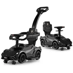 Comparateur de prix : COSTWAY Lamborghini Voiture À Pousser 3 En 1 Pour Enfants, Roues Unive...