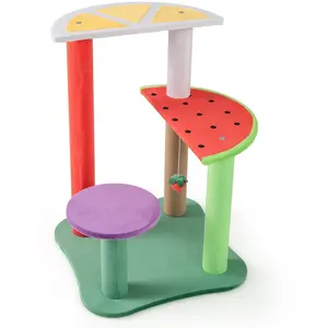 Arbre à Chat Multi-niveaux 69CM COSTWAY, Tour pour Chat Mignon, Platef... pas cher
