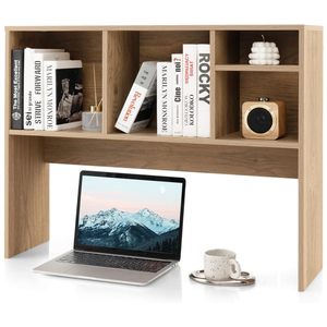 COSTWAY Étagère de Bureau en Bois, Bibliothèque de Bureau, Etagère à P... pas cher