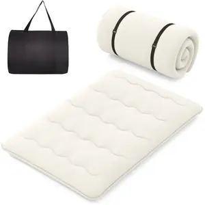 Comparateur de prix : COSTWAY Matelas Futon Japonais 140x200CM - Surmatelas Amovible, Matela...