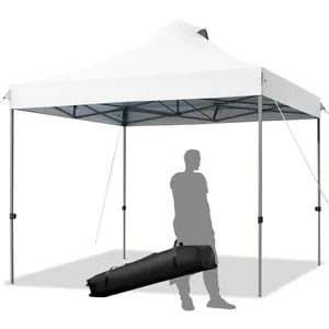 Comparateur de prix : COSTWAY Tonnelle de Jardin Pliante 3 x 3M-Sac de Transport à Roulettes...