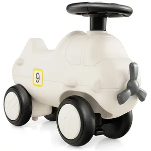 Porteur pour Enfants - COSTWAY - Forme d’Avion - Hélice - Direction à 120° - 4 Roues Entièrement FerméesVendu parcostway