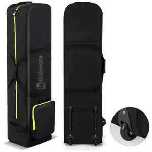 Comparateur de prix : COSTWAY Sac de Voyage de Golf Pliable-à Roulettes-Oxford Etanche-Poche...