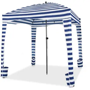 Comparateur de prix : COSTWAY Abri de Plage Portable Pliable 3,5 m²-Paroi Latérale Amovible-...