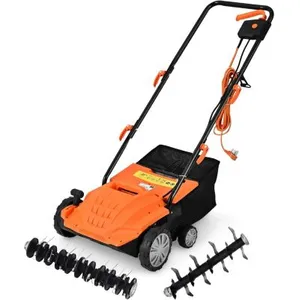 GOPLUS Scarificateur Électrique 2 en 1-30L Sac de Collecte-Aérateur de... pas cher