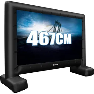 GOPLUS Écran de Projection Gonflable 467 cm Ecran de Cinéma Gonflable ...Vendu parcdiscount