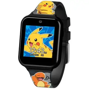 Accutime Montre intelligente - Disney Pokemon - Noir - Digital - Enfant - Fitness
