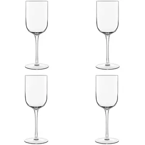 Luigi Bormioli Lot de 4 Verres à vin en Cristallin, transparent, 28 cl
