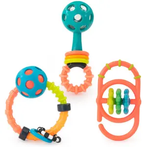 Mon premier set hochet MULTICOLORE Sassy pas cher