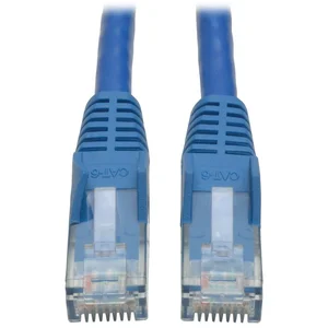 Tripp Lite 1ft Cat6 Gigabit Snagless Molded Patch Cable RJ45 M-M Blue ... pas cher