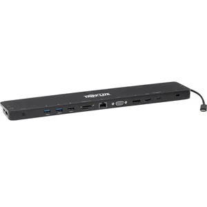 Comparateur de prix : Station d'accueil - tripp lite - triple-monitor usb c dock - hdmi, displayport, vga - usb-a/c