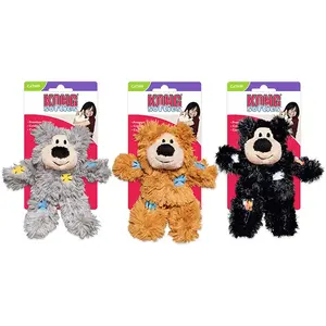Comparateur de prix : Jouet KONG Wild Knots Ours taille S/M L 18 x l 14 x H 8 cm - pour chien