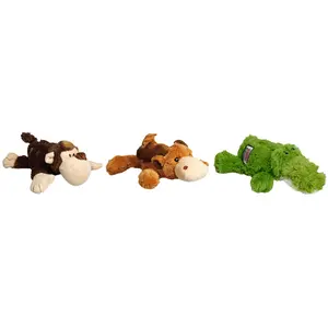 Jouet Chien - KONG® Peluche Cozies - 14 x 18 cm - Modèle aléatoire pas cher