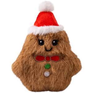 Mini bonhomme de pain d’épices KONG Holiday Snuzzles pour chien - tail... pas cher
