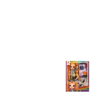 Comparateur de prix : MGA Entertainment Rainbow High Sparkle Et Shine Poupee Mannequin 27cm - Clementine (orange)