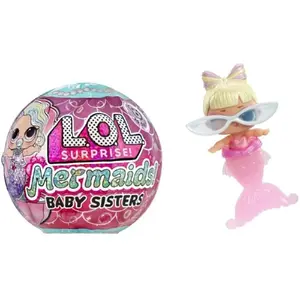 MGA Entertainment L.O.L. Surprise - Baby Mermaids - Queue de sirène change de couleur - 8 personnages à collectionner - Aléatoire
