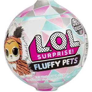 MGA Entertainment LOL Surprise Fluffy Pets Winter Disco Series avec fourrure amovible pas cher