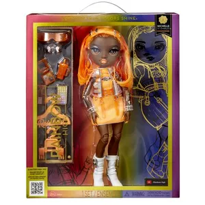 Comparateur de prix : MGA Entertainment Rainbow High S23 Fashion Doll Michelle St Charles (Orange fluo) Série 5