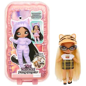 Comparateur de prix : MGA Entertainment Na Na Na Surprise Poupée Tigre Floue Linda