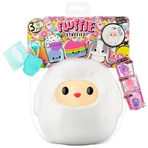 L.O.L. SURPRISE! Fluffie Stuffiez - Peluche ASMR à personnaliser - MOUTON - Rembourrage à retirer et découvrir un autre personnage - Dés 4 ans