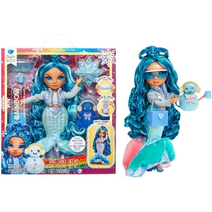 Comparateur de prix : MGA Entertainment Rainbow High Winter Wonderland Doll- Skyler (Blue)