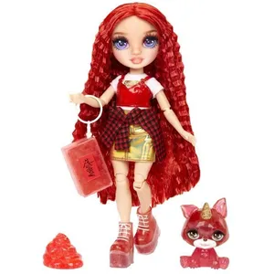 Comparateur de prix : MGA Entertainment Poupée de mode Classic Rainbow Ruby avec slime liquide et animal de compagnie étincelant