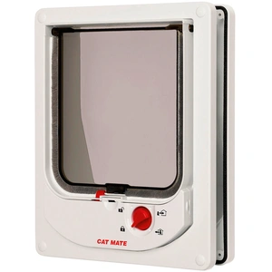 Comparateur de prix : Chatière 4 voies ouverture magnétique Kerbl Mate Blanc TU 80866