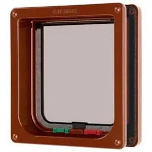 Comparateur de prix : Chatière 4 voies avec tunnel Kerbl Cat Mate Marron 192x200 mm 80892
