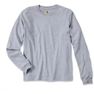 Comparateur de prix : T-shirt manches longues Logo manche gris L Carhartt S1EK231HGYL