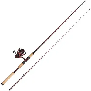 Comparateur de prix : Abu Garcia Tormentor2 Spinning Combo, Canne à pêche et Moulinet pour la pêche en Eau Douce du Sandre et de la Perche, Solide, léger et Polyvalent, Rouge, 2.44m Canne Rapide modérée, 3000