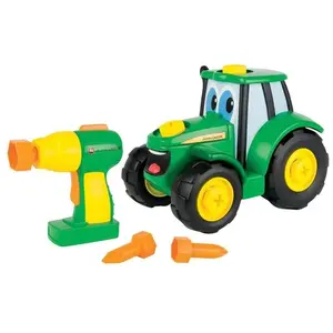 Comparateur de prix : Tomy Construis Ton Tracteur Johnny - 15 Pièces Faciles À Assembler Avec Visse