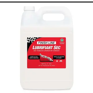 Lubrifiant chaÃ®ne Finish Line DRY conditions sÃ¨ches 3,78L pas cher