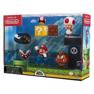 Comparateur de prix : JAKKS PACIFIC Super Mario Coffret de la Plaine des Chênes 10 pièces