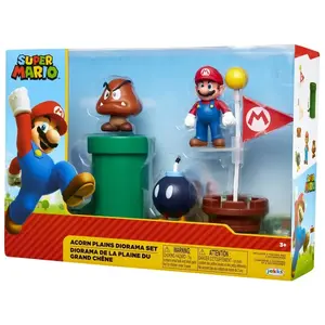 Comparateur de prix : Sherwood Media Diorama de 5 figurines Nintendo Mario Acorn Plains