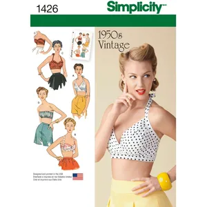 GENERIQUE Patron Simplicity 1426 Soutien gorge vintage(...) -