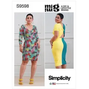 GENERIQUE Patron Simplicity 9598 - Robes en tricot pour femmes par Mimi G(...) -