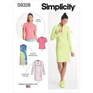 GENERIQUE Patron Simplicity 9328 - Robe et Top en maille du 34 au 50 (FR)(...) -