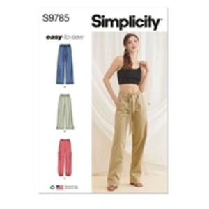 GENERIQUE Patron Simplicity 9785 - Pantalon décontracté du 36 au 54 FR(...) -