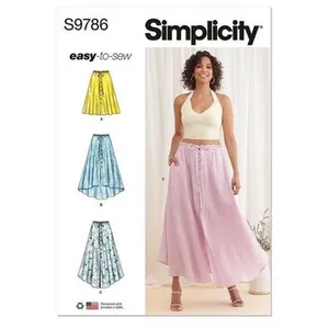 GENERIQUE Patron Simplicity 9786 - Jupe du 32 au 48 FR(...) -