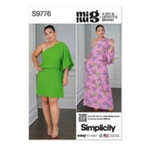 GENERIQUE SIMPLICITY Mimi G Style P5 SS9776P5 Caftan pour femme en deux longueurs