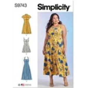 Simplicity Patron 9743 - Robe du 48 au 66 FR(...) - pas cher